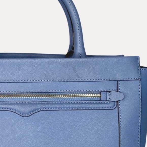 REBECCA MINKOFF Monroe leather double handle adjustable shoulder strap tote bag - Picture 9 of 11